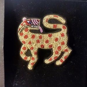 Rare Macon & Lesquoy Leopard Brooch- NEW in box!